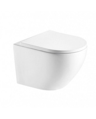 LT-046E-R  подвесной унитаз БЕЗОБОДКОВЫЙ 490*370*360 CORCO