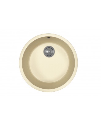 ВЕГА ЗЕРО ШАМПАНЬ Кухонная мойка из кварцевого композита / 490 * 490 * 217 "FLORENTINA"