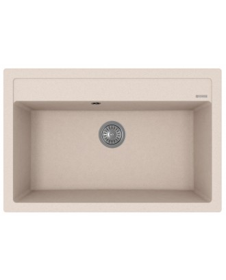 ЛИПСИ 770 БЕЖЕВЫЙ FG Кухонная мойка из кварцевого композита / 770 * 510 * 217 "FLORENTINA"