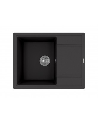 ЛИПСИ 650 АНТРАЦИТ FG Кухонная мойка из кварцевого композита / 650 * 510 * 217 "FLORENTINA"