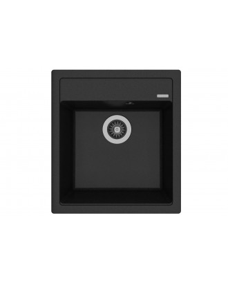 ЛИПСИ 460 НУАР FG Кухонная мойка из кварц. композита / 460 * 510 * 217 "FLORENTINA"