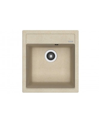 ЛИПСИ 460 БЕЖЕВЫЙ FG Кухонная мойка из кварц. композита / 460 * 510 * 217 "FLORENTINA"