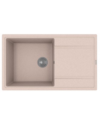 ЛИПСИ 860 ПЕСОЧНЫЙ FG Кухонная мойка из кварцевого композита / 860 * 510 * 217 "FLORENTINA"