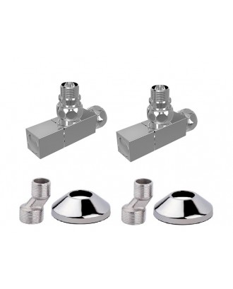 Комплект Вентиль угл. г/ш 3/4х1/2 квадрат 2шт