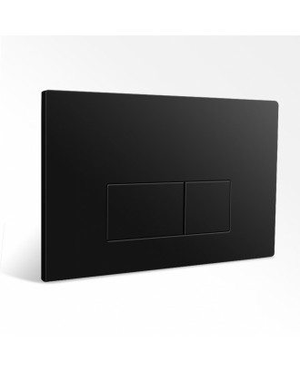 Кнопка квадратная для инсталляции пластик черная RD-8103 REDO