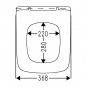 Солеа Крышка-сиденье для унитаза Haro быстросъемное стальное крепление микролифт с эксцентриком