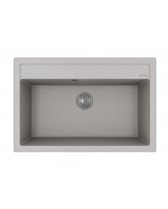 ЛИПСИ 770 ГРЕЙ FG Кухонная мойка из кварцевого композита / 770 * 510 * 217 "FLORENTINA"