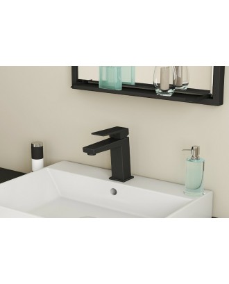 TR3635-12Black Thira Смеситель для умывальника RUSH