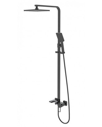 BILD (Черный матовый) Душевая система / 3 функции "IDDIS"