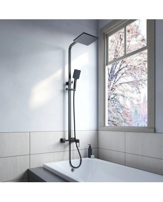 BILD (Черный матовый) Душевая система / 3 функции "IDDIS"