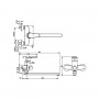 Смеситель LINE для ванны длин/н. F65299C-LB-RUS BRAVAT