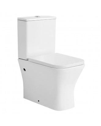 AZ-55-1 Унитаз-компакт Azario Blaise 385х615х801 напольный, безободковый