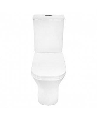 AZ-8502 Milagro Унитаз-компакт 350х650х830 напольный, безободковый, система смыва "Торнадо"