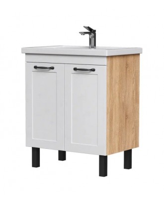 Lago 70.2D Тумба напольная Под Раковину Миранда 70