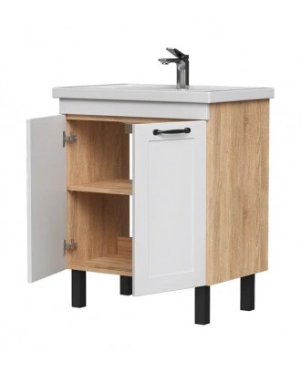 Lago 70.2D Тумба напольная Под Раковину Миранда 70