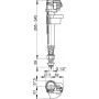 AlcaPlast Впускной механизм с нижней подводкой A17-1/2