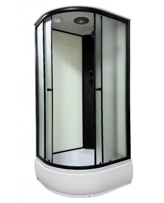 Душевая кабина 028 L 100*80*215 средний поддон