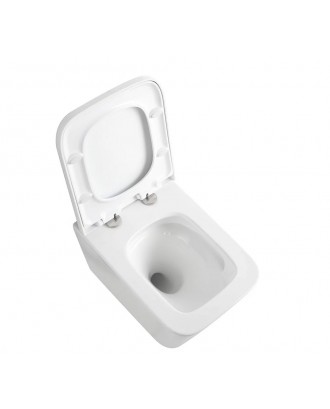 Pulo Унитаз Подвесной Tornado 510x350x345 белый глянец VPU-51T Veconi