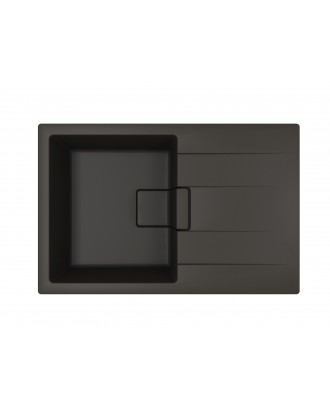 РИВЬЕРА 780 АНТРАЦИТ FS Кухонная мойка из кварц. композита / 780 * 510 * 230 "FLORENTINA"