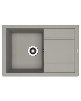ЛИПСИ 760 ГРЕЙ FG Кухонная мойка из кварцевого композита / 760 * 510 * 217 "FLORENTINA"