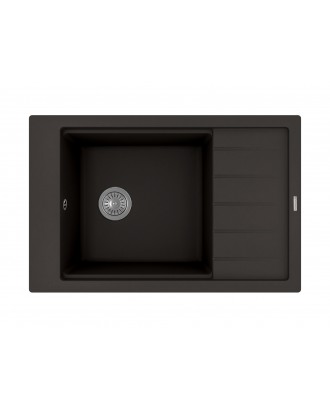 ЛИПСИ 780 P АНТРАЦИТ FG Кухонная мойка из кварцевого композита / 780 * 510 * 217 "FLORENTINA"