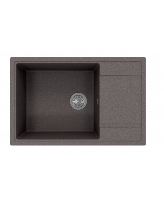 ЛИПСИ 780 XL ЧЕРНЫЙ FG Кухонная мойка из кварцевого композита / 780 * 510 * 217 "FLORENTINA"