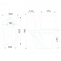 Gesso "W101" Унитаз - компакт белый косой выпуск, сиденье пп