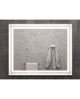 Emilia 800*700 Зеркало Белое "HAYZBURG"