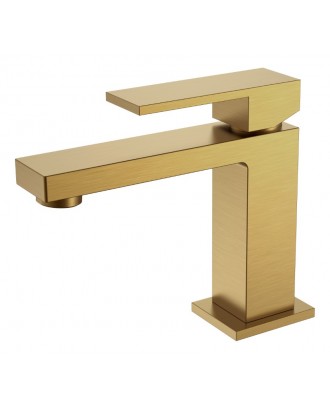 Cмеситель для умывальника Qubic Bronze 471-BR