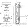 OLI 120 ECO Sanitarblock pneumatic Инсталляция / Пневматика / Без кнопки "OLI"