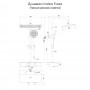 FOSSA Душевая стойка графит брашинг VECONI