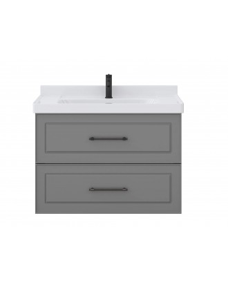 Michelle Тумба 90-2 Серый RAL K167 под умывальник Katy 90