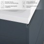 Kate 80 Комплект тумба (987х438х640) подвесная + раковиной Milena 80 антрацит
