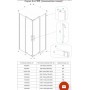 E3-B-9090-12-C9 Душевой угол тонир стекло 90*90