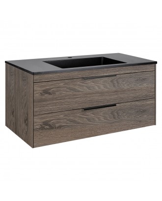 Chiara 2D 1000 подвесная База под раковину 2 выкат ящ, soft-close, R.Oak VMC-2C2100RO