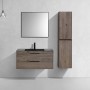 Chiara 2D 1000 подвесная База под раковину 2 выкат ящ, soft-close, R.Oak VMC-2C2100RO