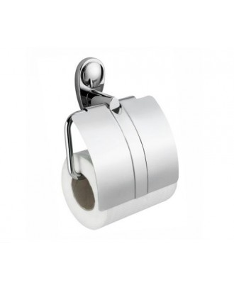 WK Держатель туалетной бумаги с крышкой хром K-9225