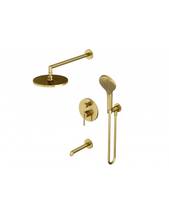 HB-4001GO Встраиваемая душевая система ( Золото )