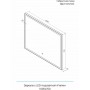Frame Black LED 1000*700 Зеркало "ПОСЕЙДОН34"