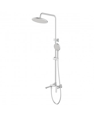 Alanti Душевая система с круглым тропическим душем, сатин AZ-K2332BN