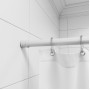 Карниз для ванной комнаты Milardo 110-200 см Белый 010A200I14