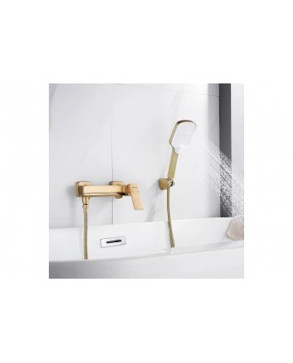 S4002G Смеситель для ванны Золотой сатин