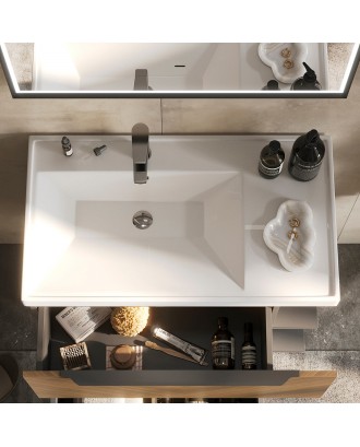 78857 (90)L Раковина для тумбы VOLNA