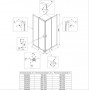 RV27CH-11080-01-C8 Душевой уголок 110*80*190 "VECONI design italiano"