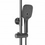 Advans 500.K35.09.420 Душевая стойка графит сатиновый