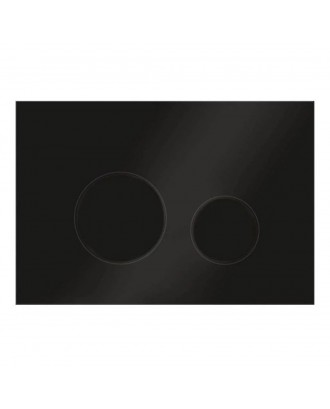 Смывная кнопка Черная Round VFR002BL VECONI