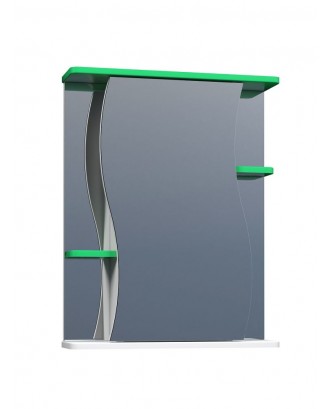 Шкаф-зеркало Vigo Alessandro 3 - 550 зеленый