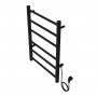PARMA 400/600 Полотенцесушитель электрический ЧЕРНЫЙ R 6 пер. AZARIO