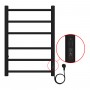 PARMA 400/600 Полотенцесушитель электрический ЧЕРНЫЙ R 6 пер. AZARIO