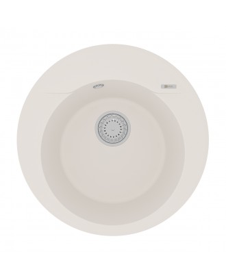 SULA 500 ЖАСМИН Мойка кухонная из кварц-гранита / 500*500*197 "LEMARK"
